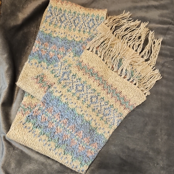 Eddie Bauer Accessories - Eddie Bauer Multicolor Wool Knit Scarf